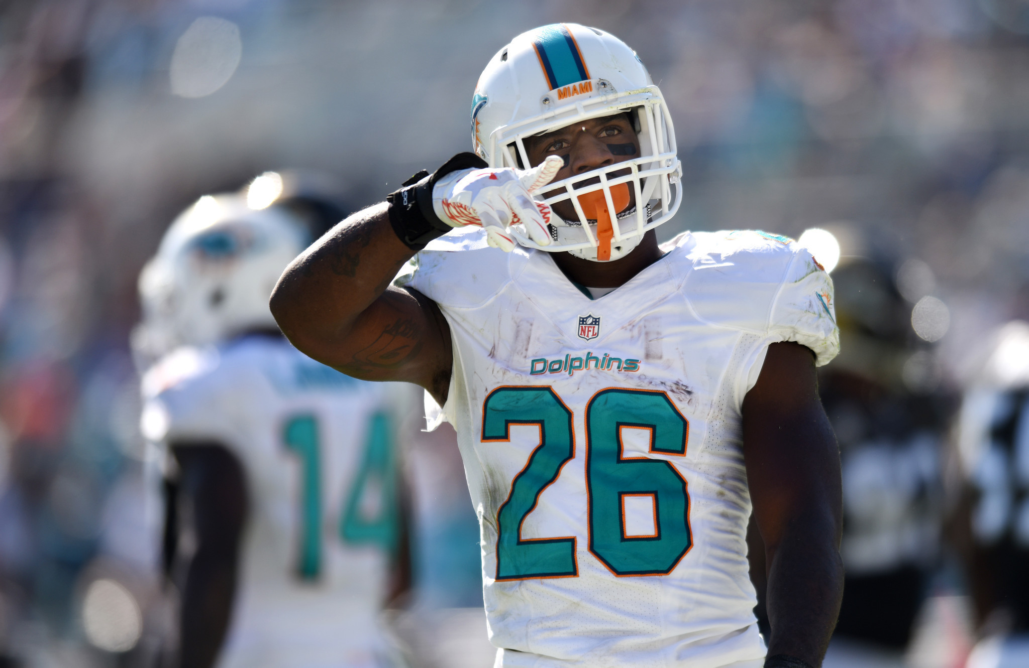 Dolphins tailback Lamar Miller will start against the Lions - Sun ...