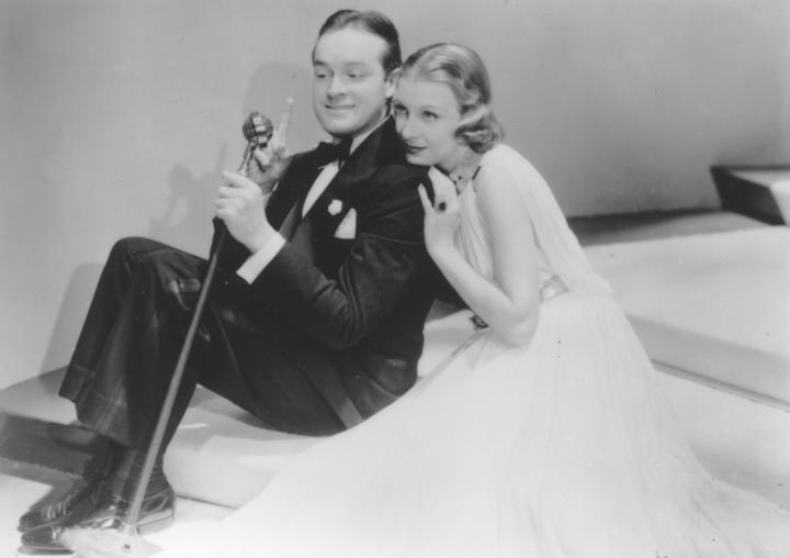 "Bob Hope and Shirley Ross in a scene from "The