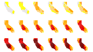 加州乾旱逐年惡化