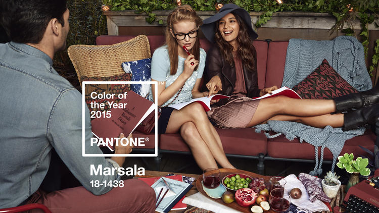 Pantone color of the year: Marsala