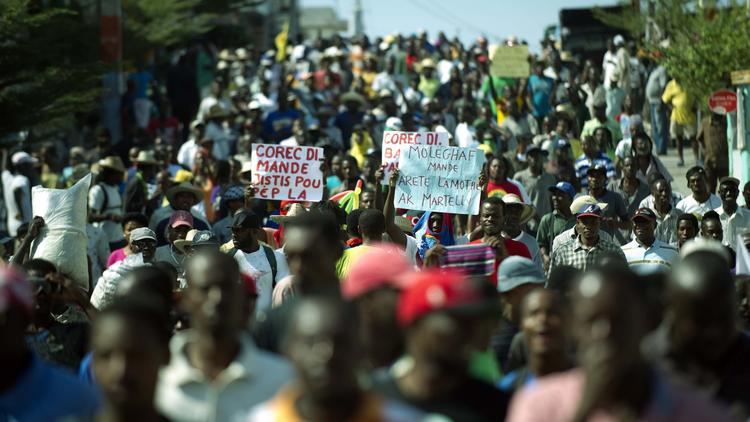 Haitian protest