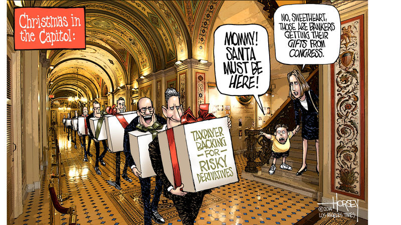 Bankers get a Christmas present from Congress