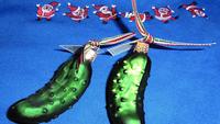 It's beginning to look a lot like . . . pickle ornaments? [Eagle Archives}