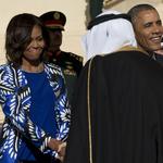 Did the first lady's uncovered head really rankle Saudis?