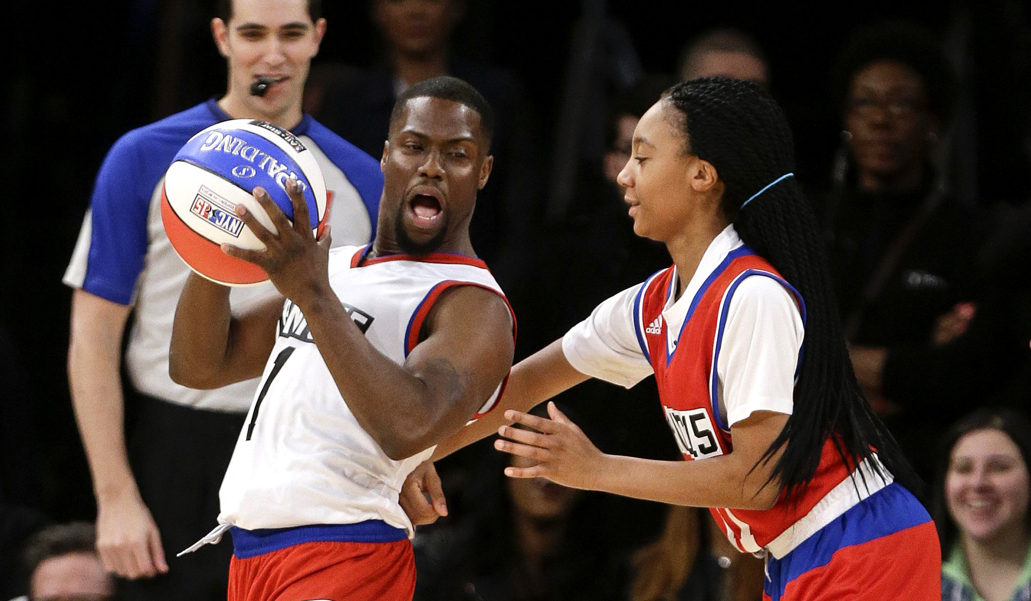 Mo'ne Davis shows her skills in NBA AllStar Celebrity game LA Times