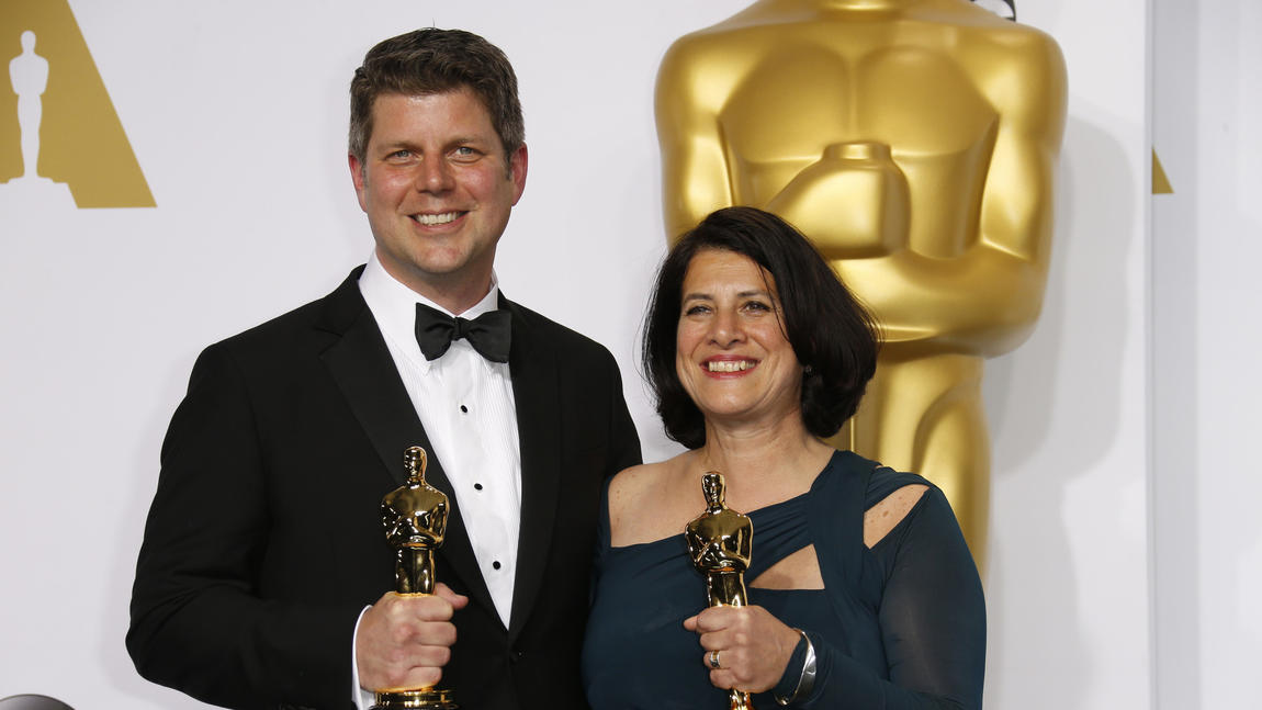 Oscars 2015 winners' room | Adam Stockhausen and Anna Pinnock