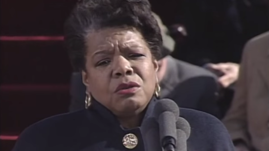 Maya Angelou reads "On the Pulse of Morning"
