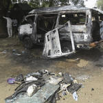 Attacks in Nigeria target buses ahead of election