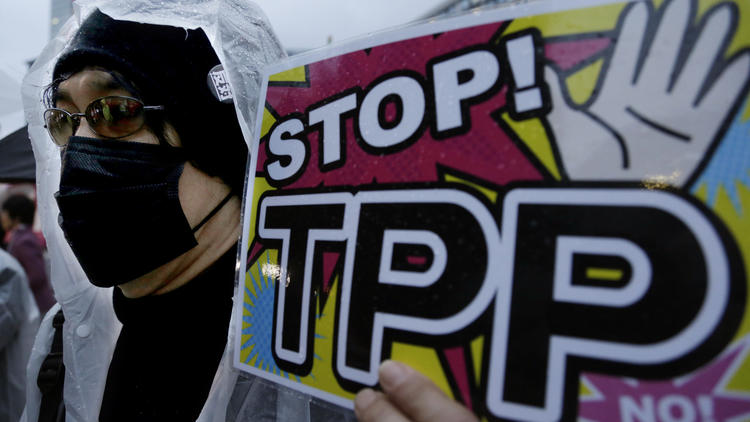 TPP protest in Tokyo