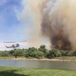 Brush fire chars 60 acres in San Bernardino park, evacuations ordered