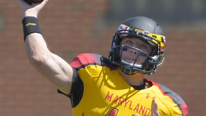 Terps QB Hills hopes to use spring game as springboard