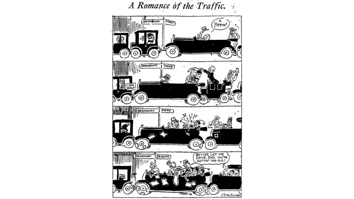 Historic editorial cartoons: L.A. traffic