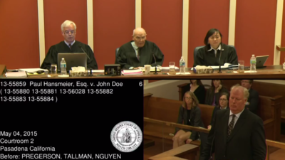 Comedy gold: Watch three U.S. judges dismantle a copyright troll's case