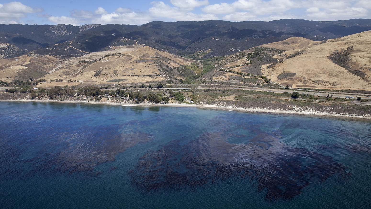 Oil spill off Santa Barbara coast
