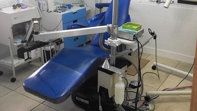 A dentist chair was found inside an unlicensed dental clinic in an Orange County neighborhood.