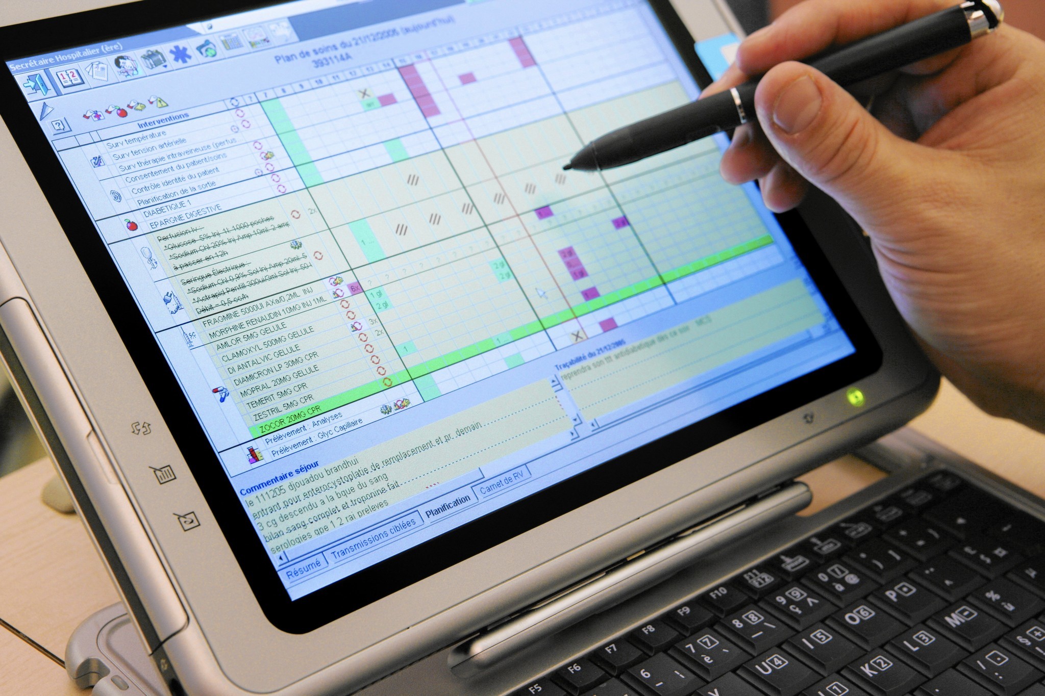 Application Of An Electronic Health Record