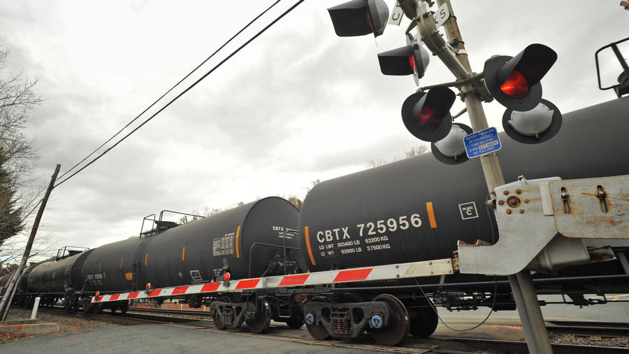 Crude oil train in Maryland