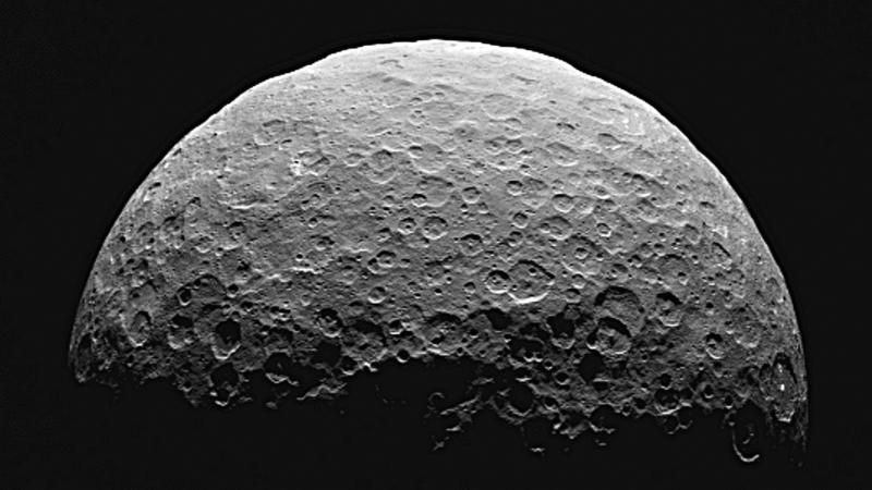 Ceres, a dwarf planet located in the asteroid belt between Mars and Jupiter