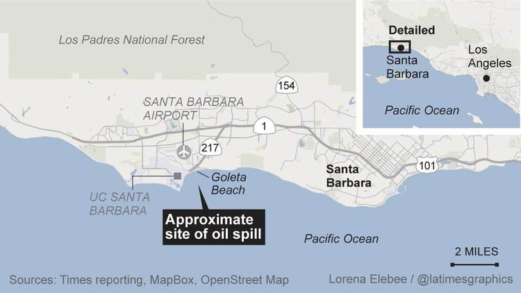 Goleta Beach oil spill