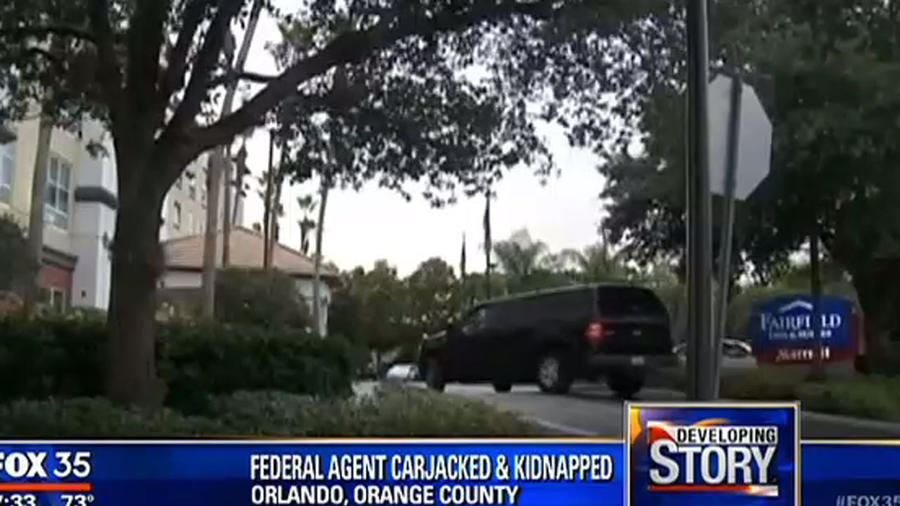 Federal agent carjacked and kidnapped