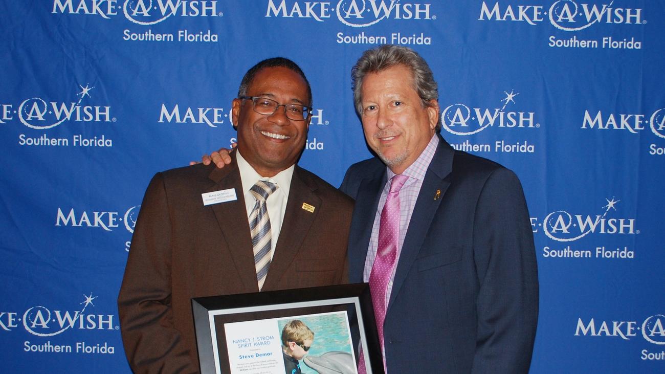 Steve Demar Named "Nancy J. Strom Spirit Award" Winner by Make-A-Wish Southern Florida