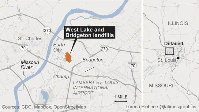 West Lake and Bridgeton landfills, Missouri