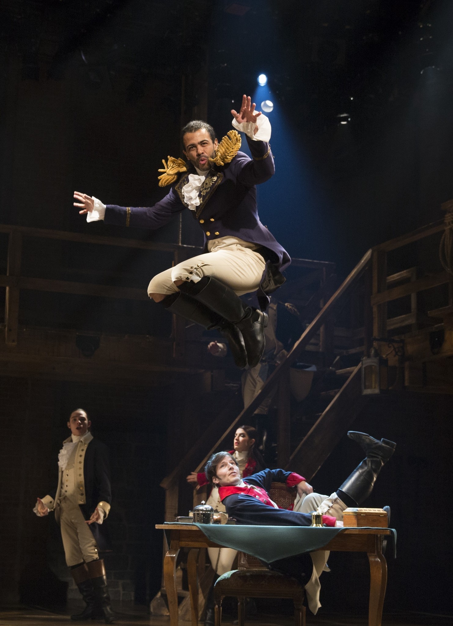 Daveed Diggs as Marquis de Lafayette Photo; The Chicago Tribune