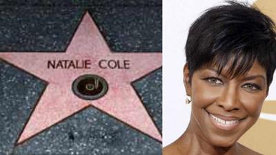 Find Natalie Cole's star on the Hollywood Walk of Fame