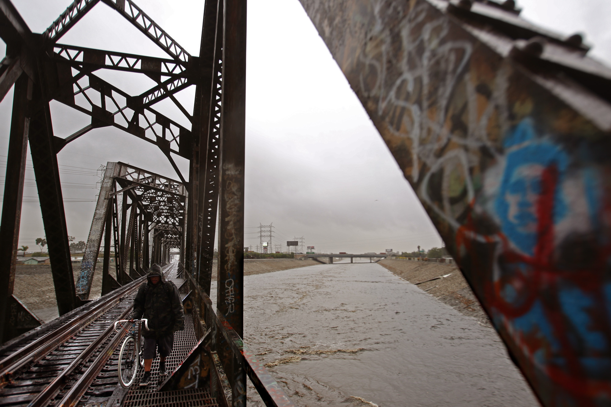 El Niño rains get L.A. River roaring to life