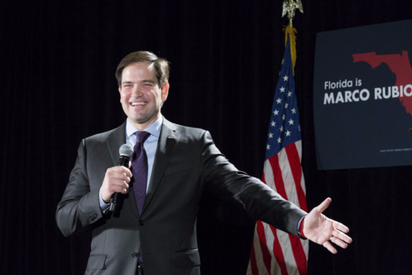 Marco Rubio Holds Campaign Rally, Fundraiser In Miami-D...