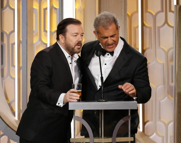 Golden Globes, <strong>Ricky</strong> <strong>Gervais</strong> Upstage Oscars