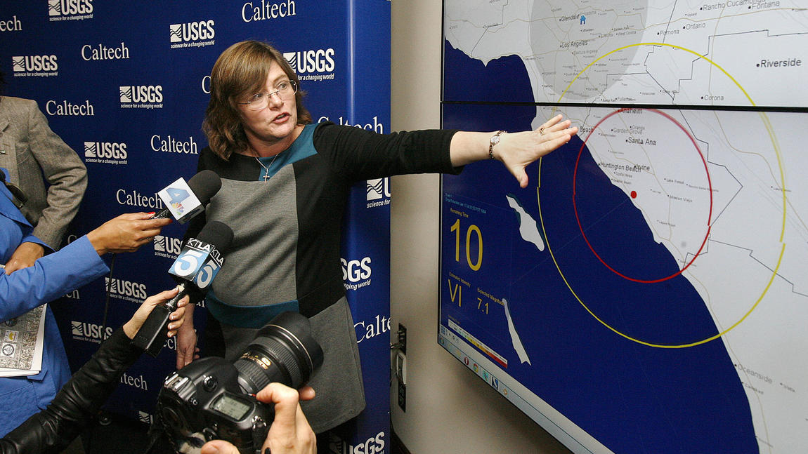 Seismologist Lucy Jones, the 'earthquake lady,' is moving on