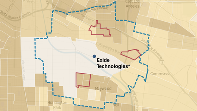 High lead levels found in Exide area