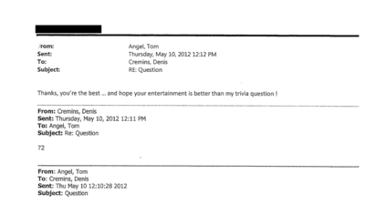 Here are the emails sent by Tom Angel with derogatory stereotypes