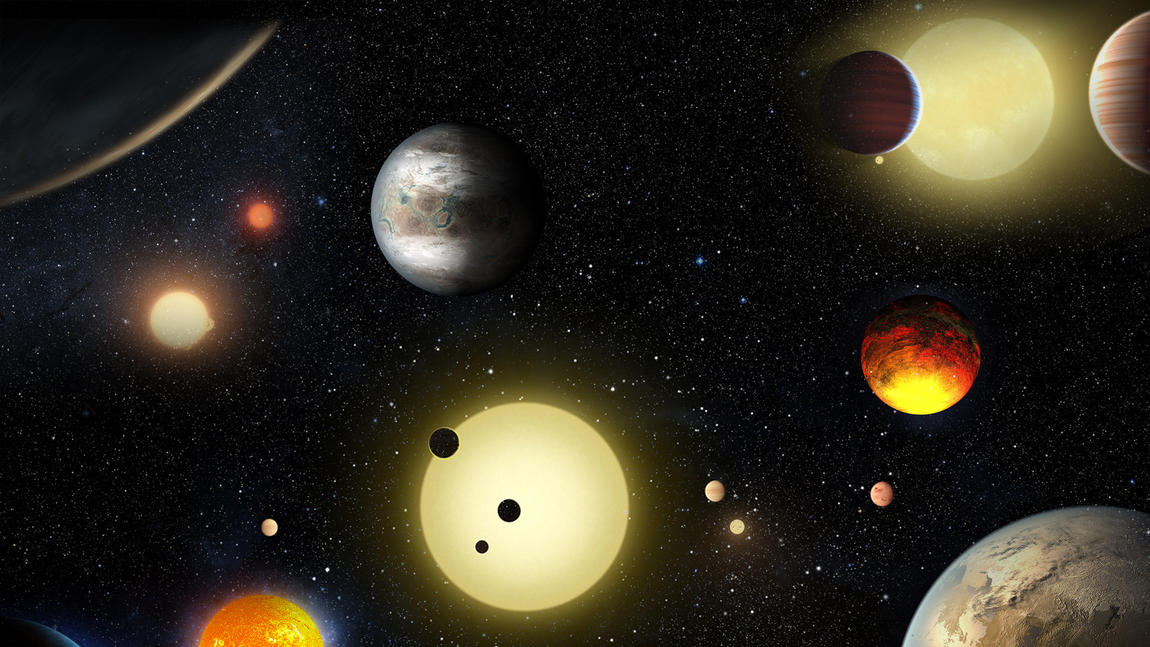 Artist's concept of select planets