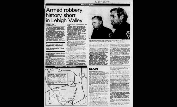 History of armed robbery
