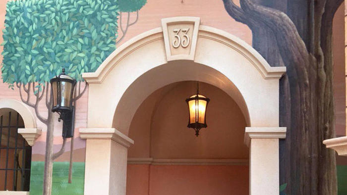 An entrance to the exclusive Club 33 at Shanghai Disney. (Julie Makinen/Los Angeles Times)