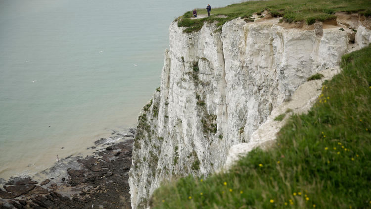 The White Cliffs of Dover in southeast England owe their color to thousands of years of calcification by phytoplankton.