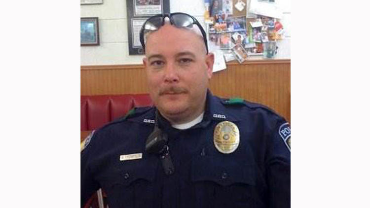 Dallas Area Rapid Transit Ofcr. Brent Thompson  was the first officer killed in the line of duty in the department's history, authorities said. (Dallas Area Rapid Transit)