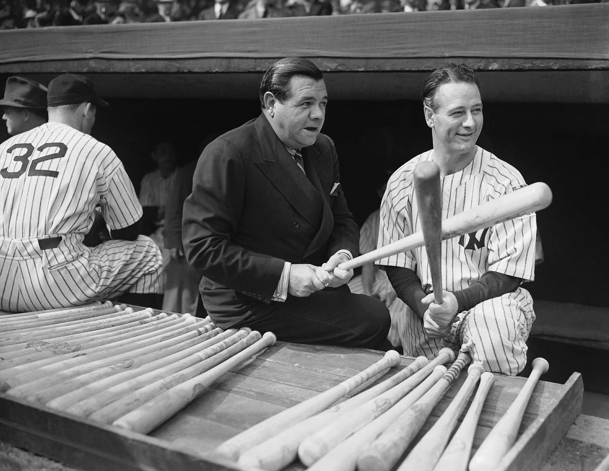 Image result for babe ruth gehrig