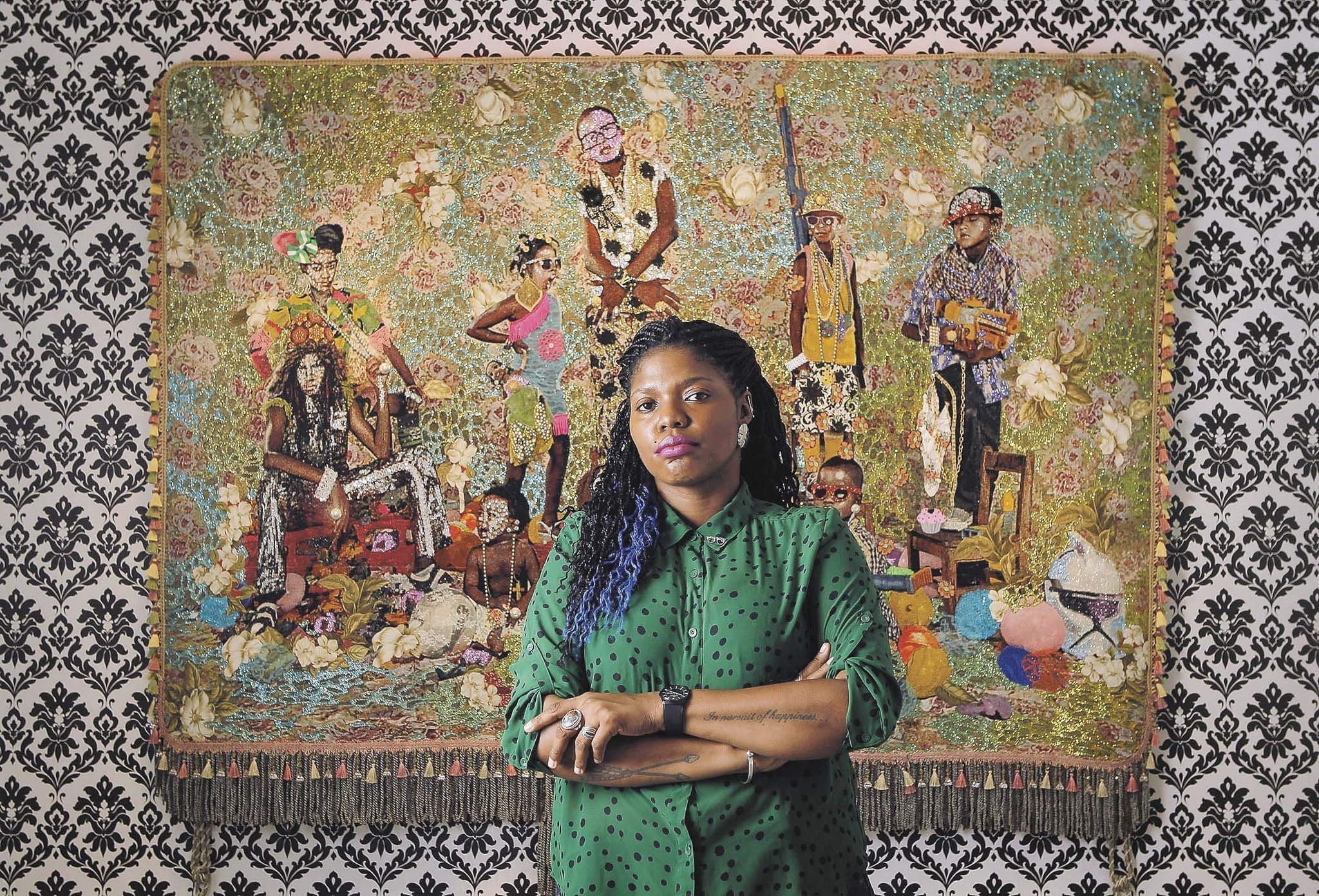 An interview with Jamaican artist Ebony G. Patterson, now in residence at the Lux Art ...