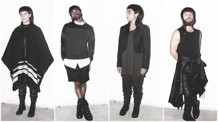 Looks from Skingraft's Fall/Winter 2016 Primal collection which will be available in its DTLA flagship store Thursday.