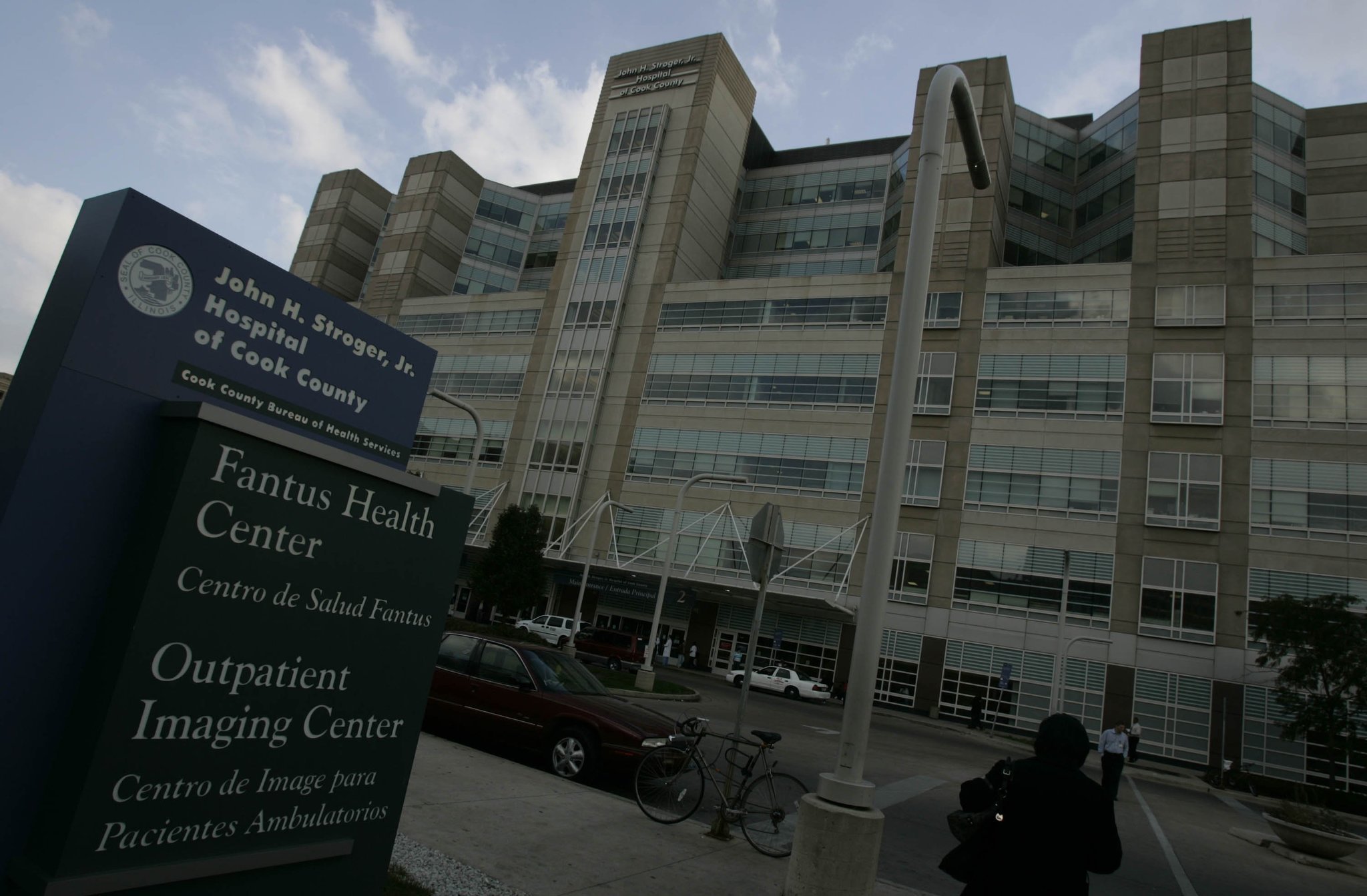 What are some services offered by John H. Stroger, Jr. Hospital of Cook County?