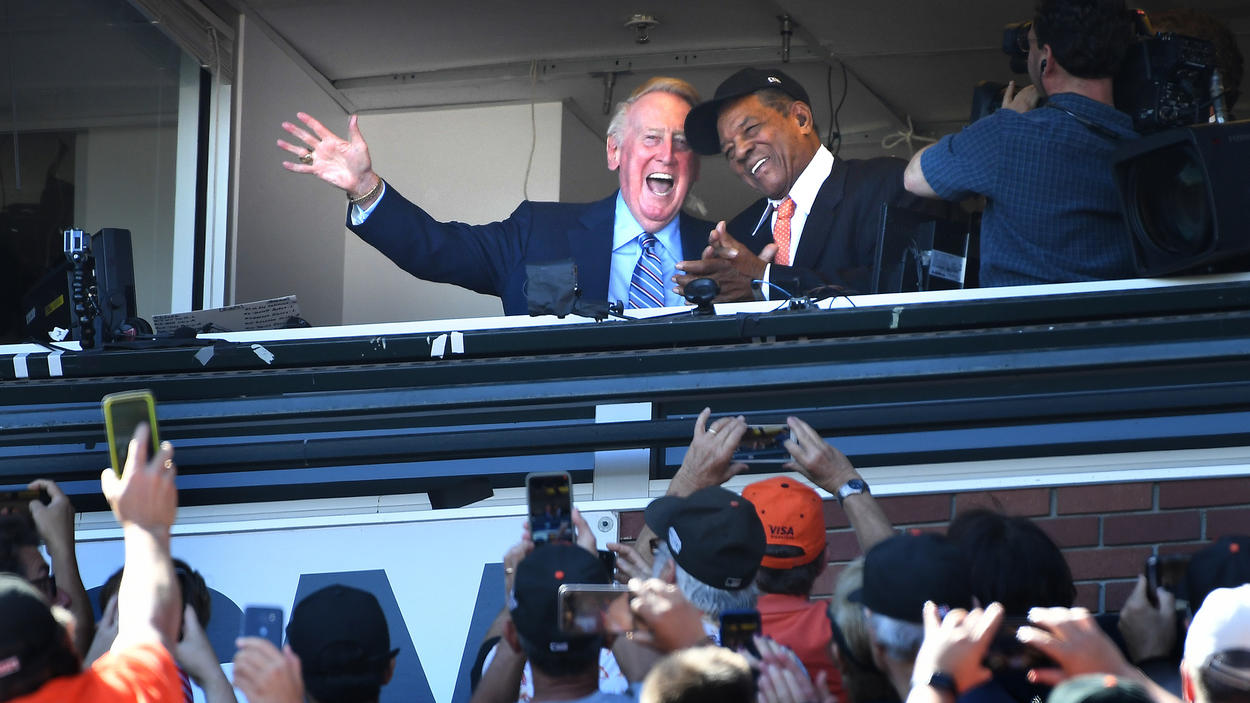 Vin Scully, Willie Mays