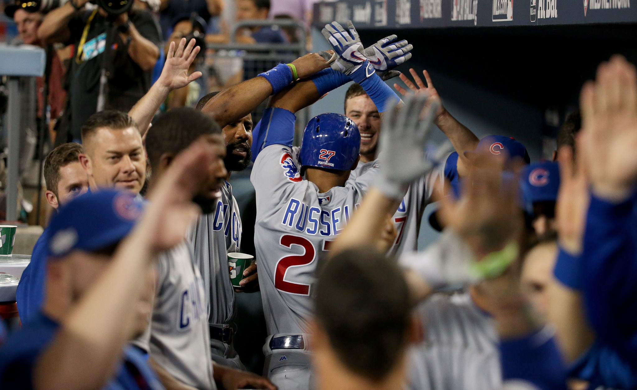 Cubs gain one-game edge in NLCS with 8-4 victory over Dodgers