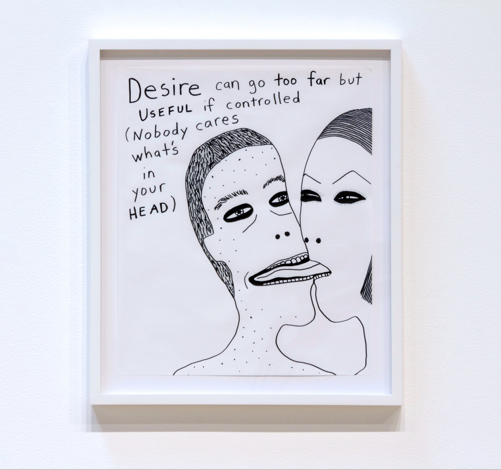Laylah Ali, Untitled from "Commonplace Drawings," 2016.  Text by Octavia E. Butler. Credit: Paul Kasmin Gallery. Image from Armory Center for the Arts
