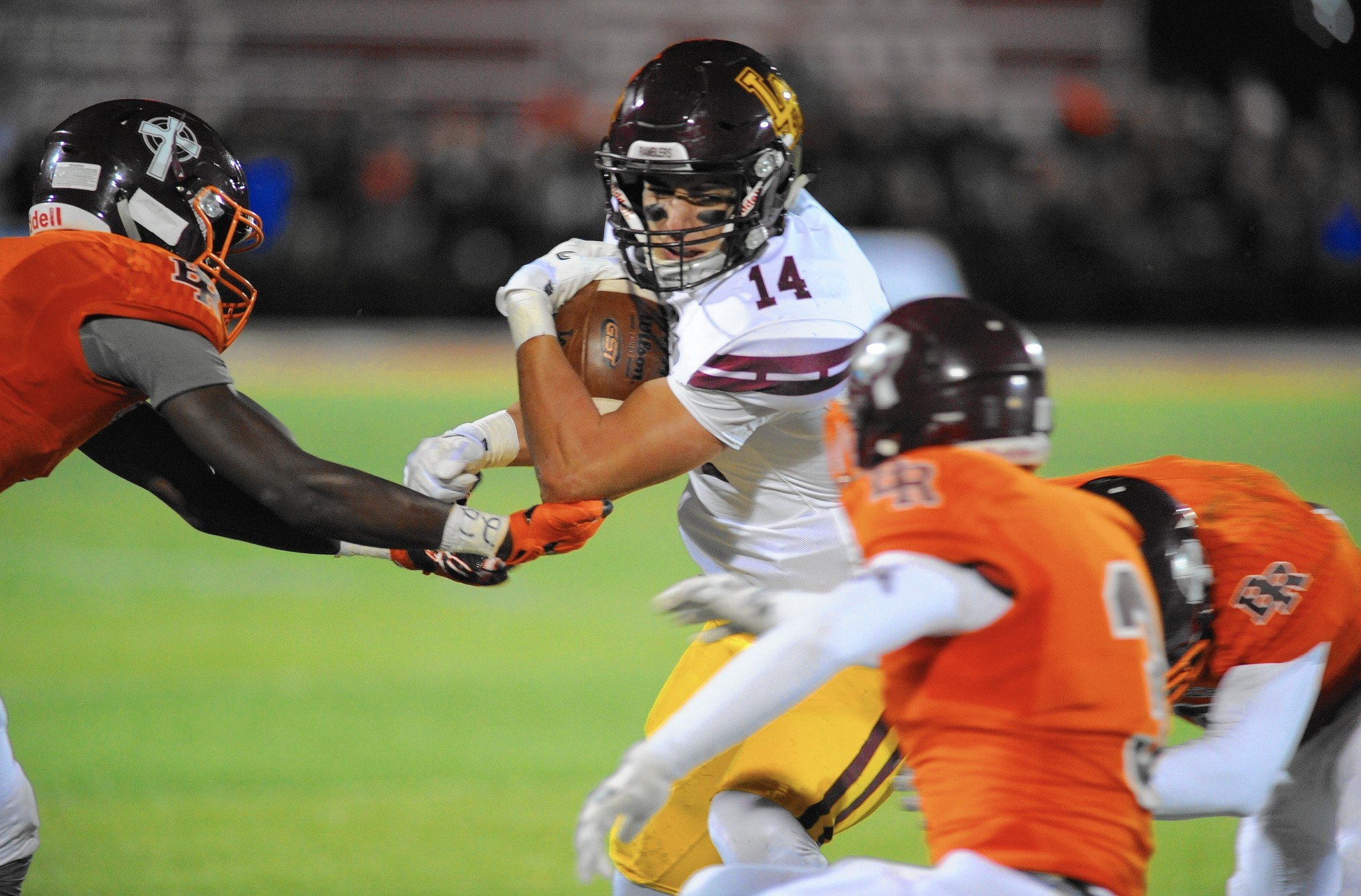 Loyola forces three critical turnovers in win over Brother Rice