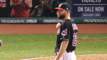 No relaxing for Indians as Cubs pounce on ace Corey Kluber early
