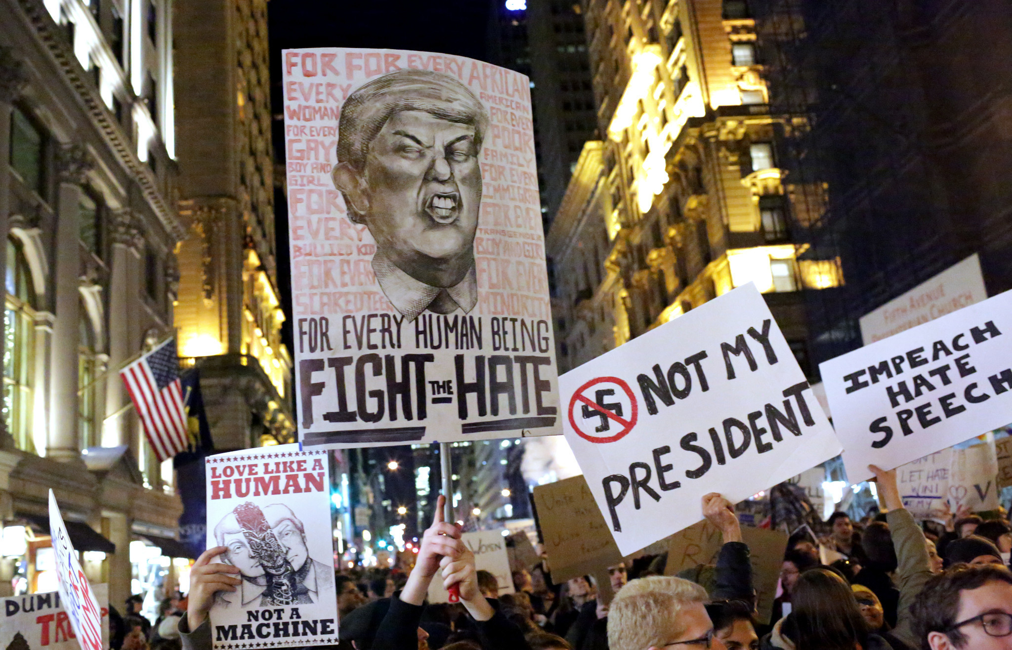 Image result for trump protesters
