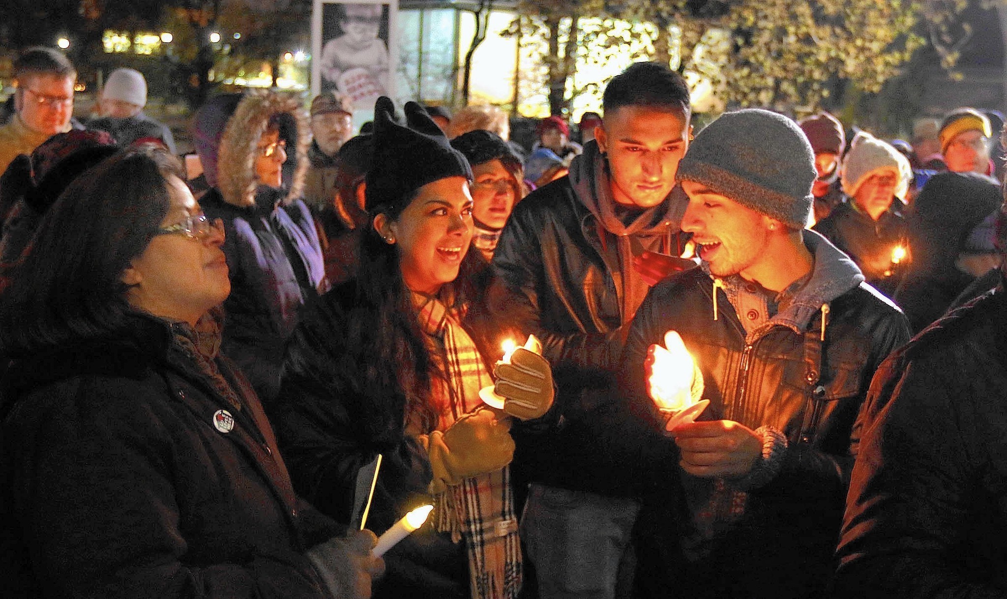 Elmhurst candlelight vigil encourages inclusion